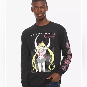 Hot Topic Sailor Moon Black Long Sleeve Tee